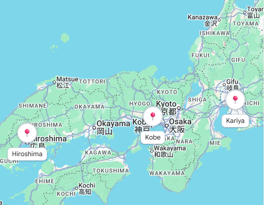 IDAJ event map